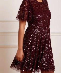 Needle & Thread Holding LTD Womenswear Amalie Sequin Mini Dress