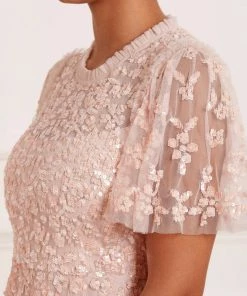 Needle & Thread Holding LTD Amalie Sequin Mini Dress Womenswear 16 Needle & Thread Holding LTD Amalie Sequin Mini Dress Womenswear