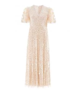 Needle & Thread Holding LTD Womenswear Amalie Sequin V-Neck Ballerina Dress