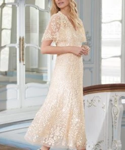 Needle & Thread Holding LTD Womenswear Amalie Sequin V-Neck Ballerina Dress