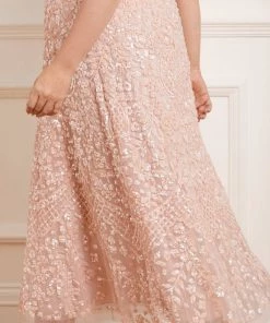 Needle & Thread Holding LTD Amalie Sequin V-Neck Ballerina Dress Womenswear