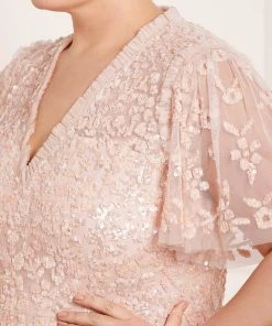 Needle & Thread Holding LTD Amalie Sequin V-Neck Ballerina Dress Womenswear