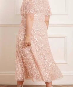 Needle & Thread Holding LTD Amalie Sequin V-Neck Ballerina Dress Womenswear