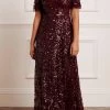 Needle & Thread Holding LTD Amalie Sequin V-Neck Gown
