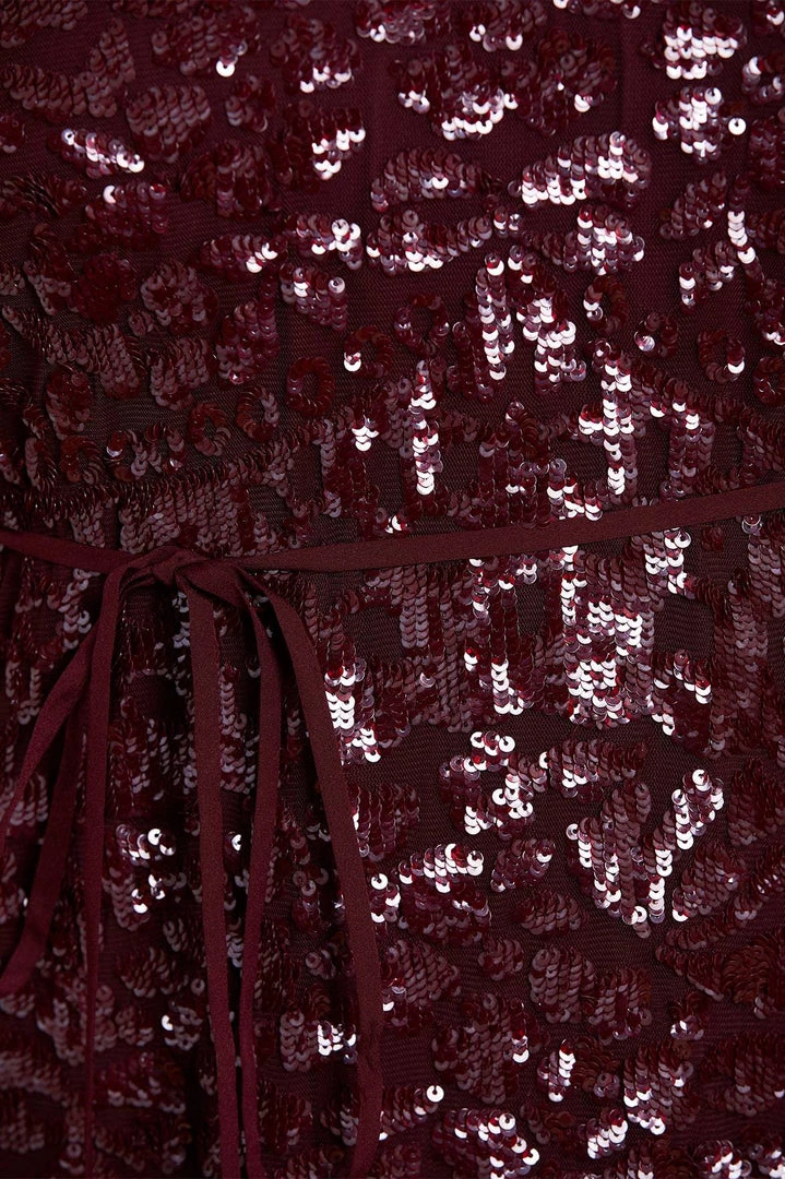 Needle & Thread Holding LTD Womenswear Annie Sequin Tiered Ankle Gown 8 Needle & Thread Holding LTD Womenswear Annie Sequin Tiered Ankle Gown