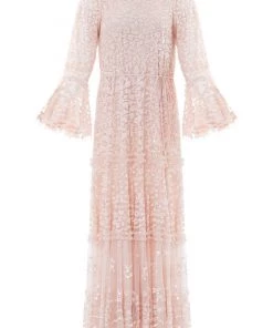 Needle & Thread Holding LTD Annie Sequin Tiered Ankle Gown Womenswear