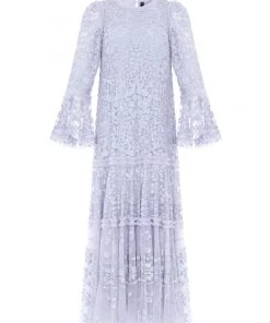 Needle & Thread Holding LTD Womenswear Annie Sequin Tiered Ankle Gown