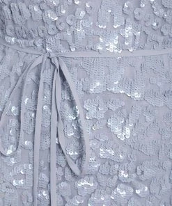 Needle & Thread Holding LTD Womenswear Annie Sequin Tiered Ankle Gown
