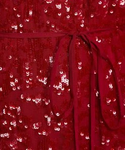 Needle & Thread Holding LTD Annie Sequin Tiered Ankle Gown