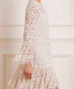 Needle & Thread Holding LTD Womenswear Annie Sequin Tiered Mini Dress