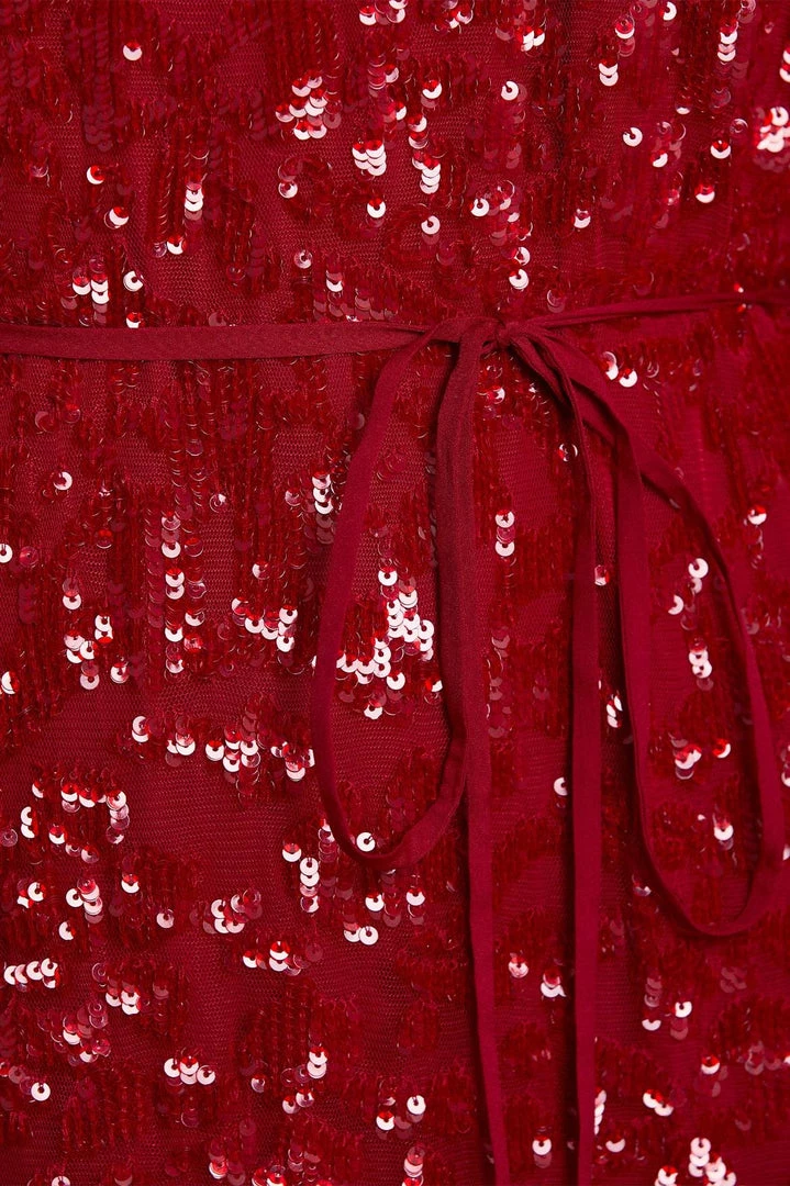 Needle & Thread Holding LTD Annie Sequin Tiered Mini Dress 7 Needle & Thread Holding LTD Annie Sequin Tiered Mini Dress