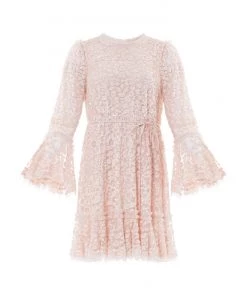 Needle & Thread Holding LTD Annie Sequin Tiered Mini Dress