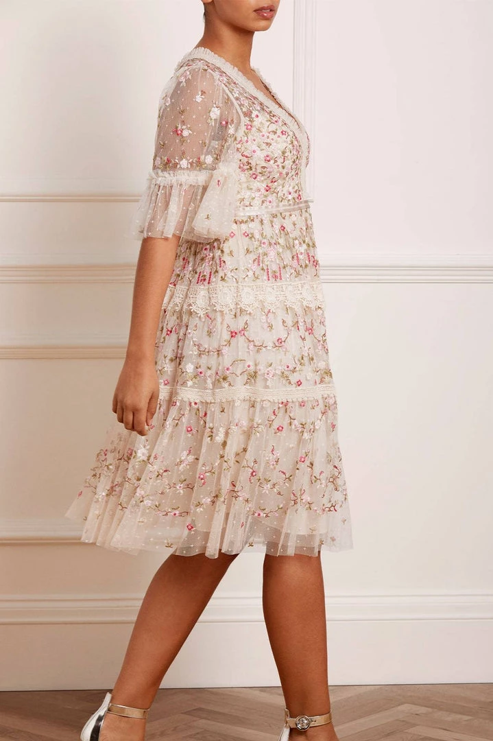 Needle & Thread Holding LTD Araminta Lace Midi Dress 6 Needle & Thread Holding LTD Araminta Lace Midi Dress