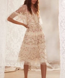 Needle & Thread Holding LTD Araminta Lace Midi Dress 19 Needle & Thread Holding LTD Araminta Lace Midi Dress