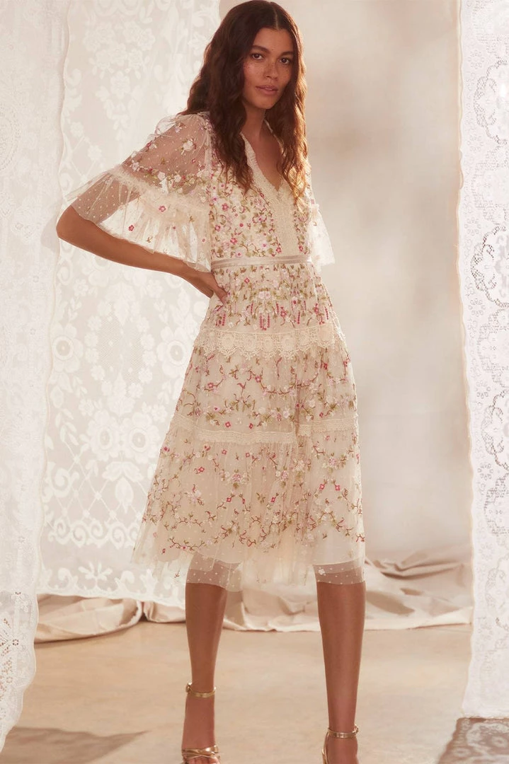Needle & Thread Holding LTD Araminta Lace Midi Dress 11 Needle & Thread Holding LTD Araminta Lace Midi Dress