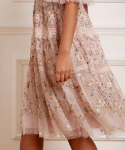 Needle & Thread Holding LTD Araminta Lace Midi Dress