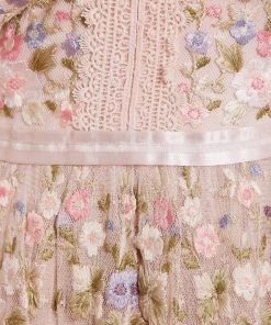 Needle & Thread Holding LTD Araminta Lace Midi Dress