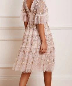 Needle & Thread Holding LTD Araminta Lace Midi Dress