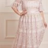 Needle & Thread Holding LTD Womenswear Araminta Lace Round Neck Gown