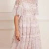 Needle & Thread Holding LTD Araminta Lace Round Neck Midi Dress