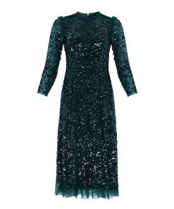 Needle & Thread Holding LTD Aurelia Long Sleeve Ballerina Dress