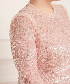 Needle & Thread Holding LTD Aurelia Long Sleeve Ballerina Dress Womenswear