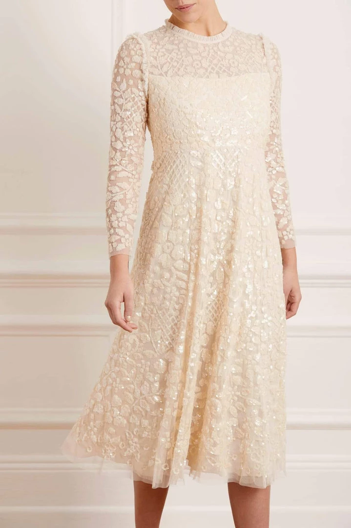 Needle & Thread Holding LTD Aurelia Long Sleeve Ballerina Dress 3 Needle & Thread Holding LTD Aurelia Long Sleeve Ballerina Dress