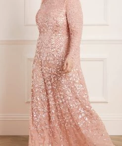 UK Needle & Thread Holding LTD Aurelia Long Sleeve Gown