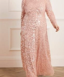 UK Needle & Thread Holding LTD Aurelia Long Sleeve Gown