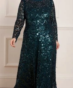 Needle & Thread Holding LTD Aurelia Long Sleeve Gown Womenswear
