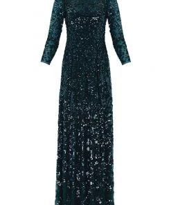 Needle & Thread Holding LTD Aurelia Long Sleeve Gown Womenswear
