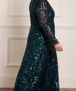 Needle & Thread Holding LTD Aurelia Long Sleeve Gown Womenswear