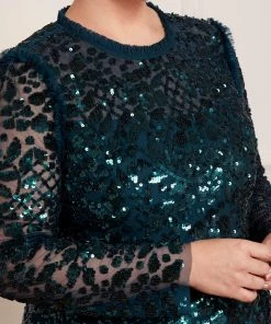 Needle & Thread Holding LTD Aurelia Long Sleeve Gown Womenswear