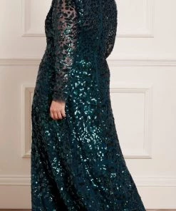 Needle & Thread Holding LTD Aurelia Long Sleeve Gown Womenswear