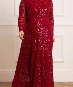 Needle & Thread Holding LTD Womenswear Aurelia Long Sleeve Gown