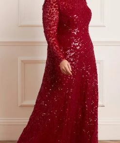 Needle & Thread Holding LTD Womenswear Aurelia Long Sleeve Gown