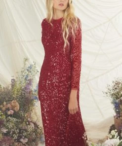 Needle & Thread Holding LTD Womenswear Aurelia Long Sleeve Gown