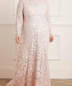 Needle & Thread Holding LTD Aurelia Long Sleeve Gown