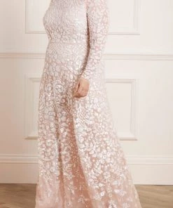 Needle & Thread Holding LTD Aurelia Long Sleeve Gown