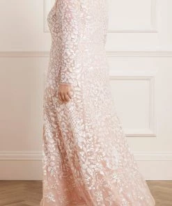Needle & Thread Holding LTD Aurelia Long Sleeve Gown