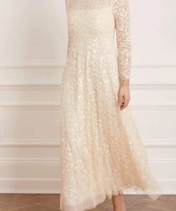 Needle & Thread Holding LTD Aurelia Long Sleeve Gown Womenswear