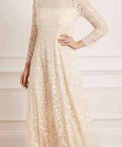 Needle & Thread Holding LTD Aurelia Long Sleeve Gown Womenswear