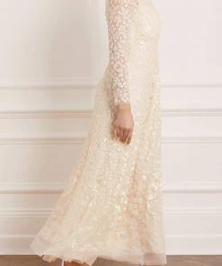 Needle & Thread Holding LTD Aurelia Long Sleeve Gown Womenswear