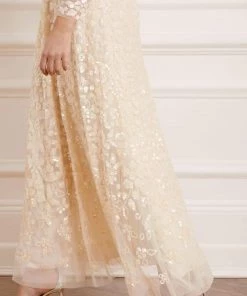 Needle & Thread Holding LTD Aurelia Long Sleeve Gown Womenswear