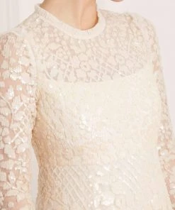 Needle & Thread Holding LTD Aurelia Long Sleeve Gown Womenswear