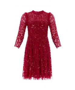 Needle & Thread Holding LTD Aurelia Long Sleeve Mini Dress