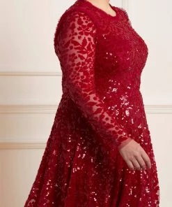 Needle & Thread Holding LTD Aurelia Long Sleeve Mini Dress