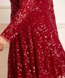 Needle & Thread Holding LTD Aurelia Long Sleeve Mini Dress