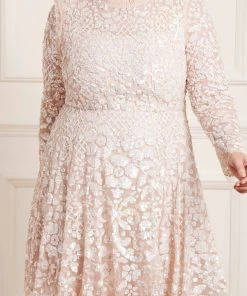 Needle & Thread Holding LTD Aurelia Long Sleeve Mini Dress