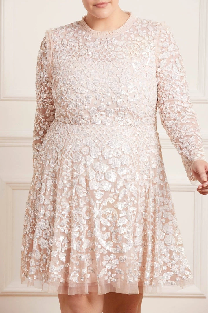 Needle & Thread Holding LTD Aurelia Long Sleeve Mini Dress 3 Needle & Thread Holding LTD Aurelia Long Sleeve Mini Dress